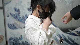 Chinese bondage - Cute lezdom