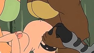 Hentai redhead gives blowjob and having sex