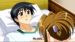 Beautiful hentai babe takes a stiff cock in her juicy peach