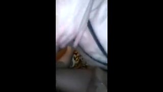 My Wife's First Gangbang - Masked Brunette Takes Multiple Facials