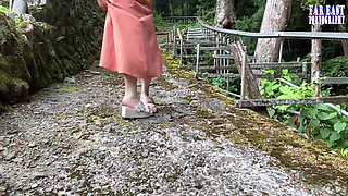 Wet-mark Wander as She Leaves a Naughty Shimmering Trail Wherever She Bares Herself 1st Half