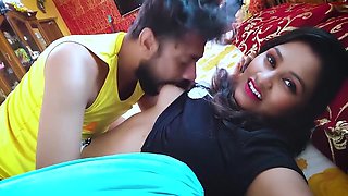 Hot Indian Babe Enjoy Threesome Sex Video