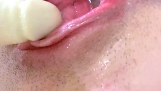 Amateur brunette Michelle with small tit