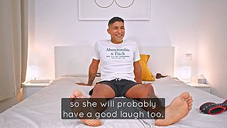 Latino Stud Squirming In Audition