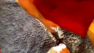 Teen Redhead Squirts on Big Cock - Amateur Latina GF Anal Fuck