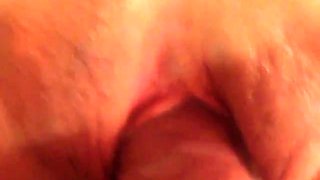 How I would love to clean the cum from that shaved pussy