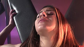 Curvy milf with natural tits gets licked and fucked hard