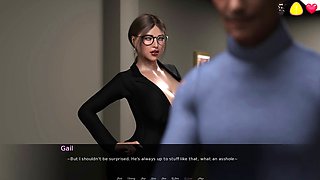 The Office DamagedCode - 38 Boss teases her tight pussy MissKitty2K