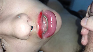 CREAMPIE FOR THE SWEETEST LITTLE MOUTH ON THIS PLATFORM