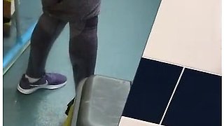 Fingering My Asshole In The Swimming Pool Changing Rooms