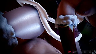 valorant Viper in Christmas Outfit titty fuck creampie christmas by Monarchnsfw (animation with sound) 3D Hentai Porn SFM