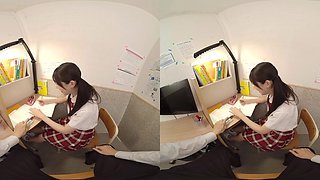 Japanese Student POV Explores Sensual Virtual Reality Passion