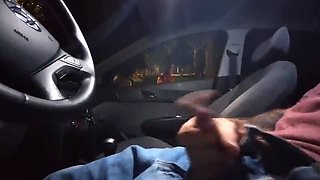 Brazilian Babe Fanny Squirting Intense Orgasm at Bus Stop - Car Fetish HD