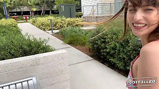 Gotfilled Lana Smalls gets stretched out and crammed up