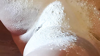 Tits banging in the woods