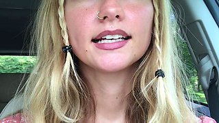 Amateur blonde teen casi james outdoor hardcore pounding