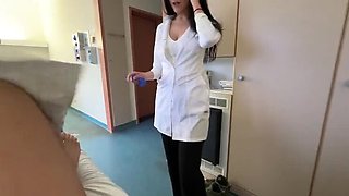 Eva Keks The Naughty Nurse Gives Special POV Blowjob in Shower - Russian MILF Deepthroat & Cum in Mouth