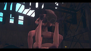 Hentai Uncensored - Sex in an Abandoned Factory - Japanese Asian Manga Anime Film Game Porn