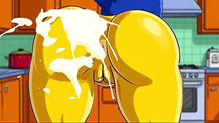 Married Housewife Fucked Anal in the Kitchen