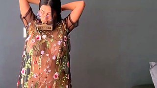 Beautiful brunette with big boobs jerk off instrucions