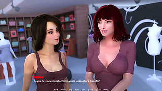 Fucking Stepcousin in Dressing Room- Away From Home Animated Porn Gameplay