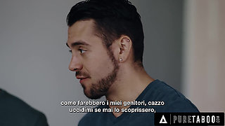 PURE TABOO Stepmom Sheena Ryder Surrenders To Stepson's DP Threesome Request - ITALIAN SUBTITLES