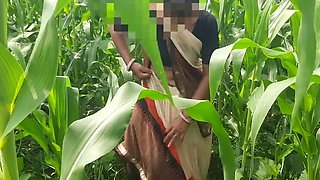 Indian Sister-in-Law Doggy Style Outdoor Fuck in Jungle Farm