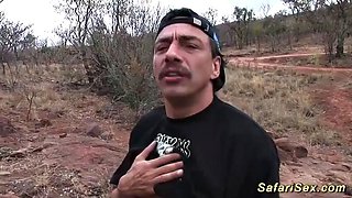 Hot chocolate african safari babe: Blowjob, Doggy  Cowgirl Porn