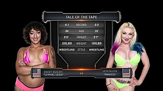Daisy Ducati Vs Leya Falcon Female Wrestling