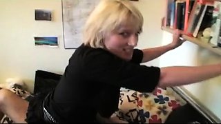 Amazing blowjob with hardcore blonde girl
