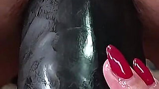 Extreme Stretch with Inflatable Toy… Hairy Pussy Fun