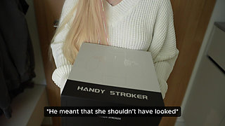 Fucked the Hot Courier Girl and Took the Package for Free