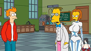 Lustfield presents the Simpsons parody all fuckfest vignettes part two