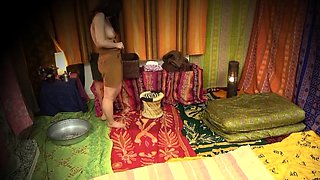 Under the table blowjob hot asian japanese