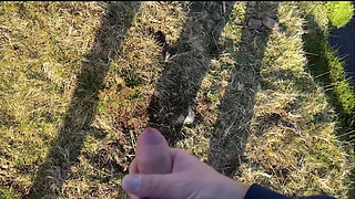 Caught Stroking in Public... She Helped Me Finish