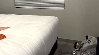 Raw threesome with double stuffing for cuckolding wife
