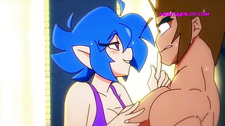 Hot Teen Dragon Z Fucked In The Locker Room - Hentai Parody