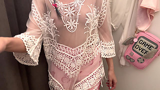 Can You See My Hard Nipples Right Through This Sheer Top?