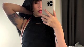 Amateur asian big babe suck and anal