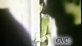 Brunette handjob amateur sensually jerks off her boyfriend