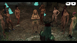Taboo University - All the College Sorority Girls Strips Down Naked so Out Teacher Can Watch Us While Drinking Her Pee