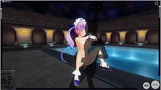 3d Hentai Minato Aqua Pool Fuck And Cum