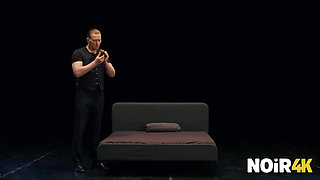 NOIR4K. Beautiful 18 years girl can't control her orgasm, after trying this dick