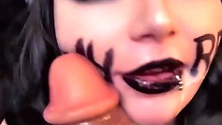 Fat Christmas Whore Sucks 3 Cocks