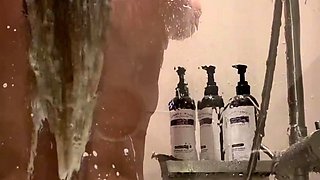 Cute curly brunette solo webcam masturbation