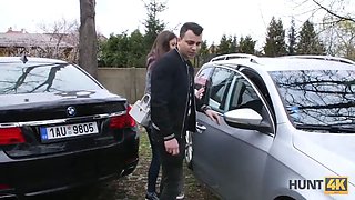 Hunt4k. redhead wants fresh car and is prepped to blow and fuck for it