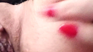 Watch My Clever Fingers with Red Nail Polish