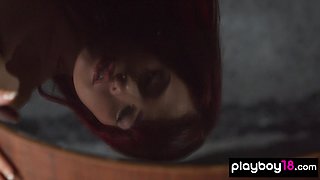 Cute naked teen sweeps you off your feet