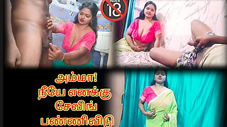Fucked by My Step Son in the Bathroom While Helping Him for Shaving- Tamil Hot Video with Dirty Talk