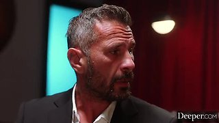 Baddie Valerica Steele Squirts on Older Boss Thick Cock - Deep Throat & Doggy Style